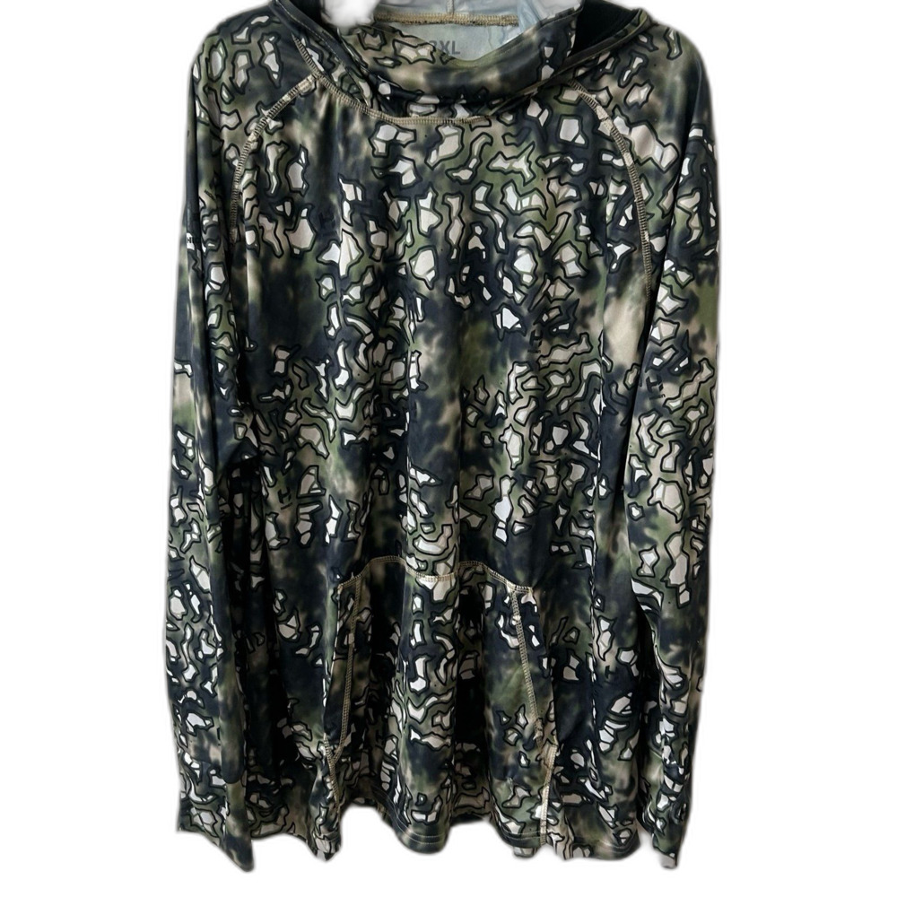 Hiden Shirt Men’s Size 3X Long Sleeve Reaper Backwoods Lightweight Hoodie NTW